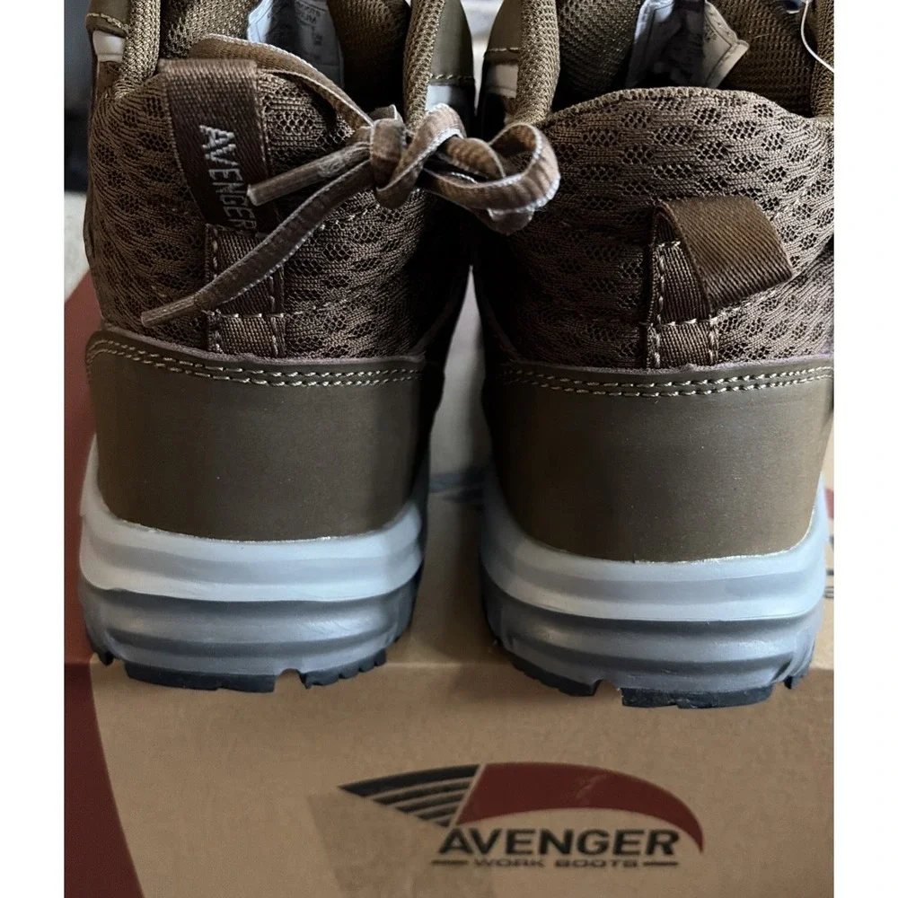 Wmn‎ Avenger Thresher Mid Workboot Aluminum Safety Toe Waterproof Slip Resist